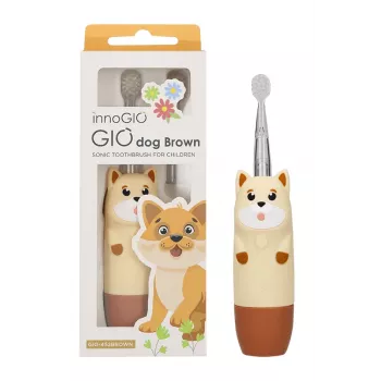InnoGIO GIOdog 2+ GIO-452BROWN sonická zubná kefka, hnedá