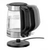 Bartscher 200096 sklenená kanvica elektrická rýchlovarná kanvica 1,7L 2200W strieborná