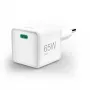 Hama GaN USB-C Super-Mini nabíjačka, 65 W, PD, biela (00201943)