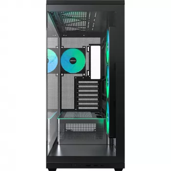 MONTECH TG3 PC skriňa, tvrdené sklo x2, čierna
