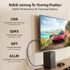 LogiLink HDMI kábel 8K/60 Hz 48 Gbps kovový nylonový certifikovaný čierny 1 m