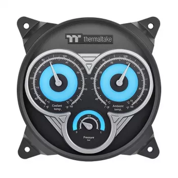 Thermaltake Pacific TF3 dashboard systému kvapalinového chladenia čierny