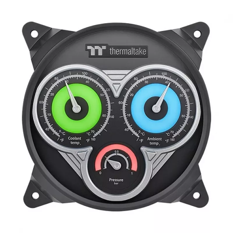 Thermaltake Pacific TF3 dashboard systému kvapalinového chladenia čierny