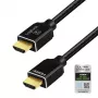 LogiLink HDMI kábel A/M na A/M 8K/60 Hz 48 Gbps kov nylon certifikovaný čierny 5 m