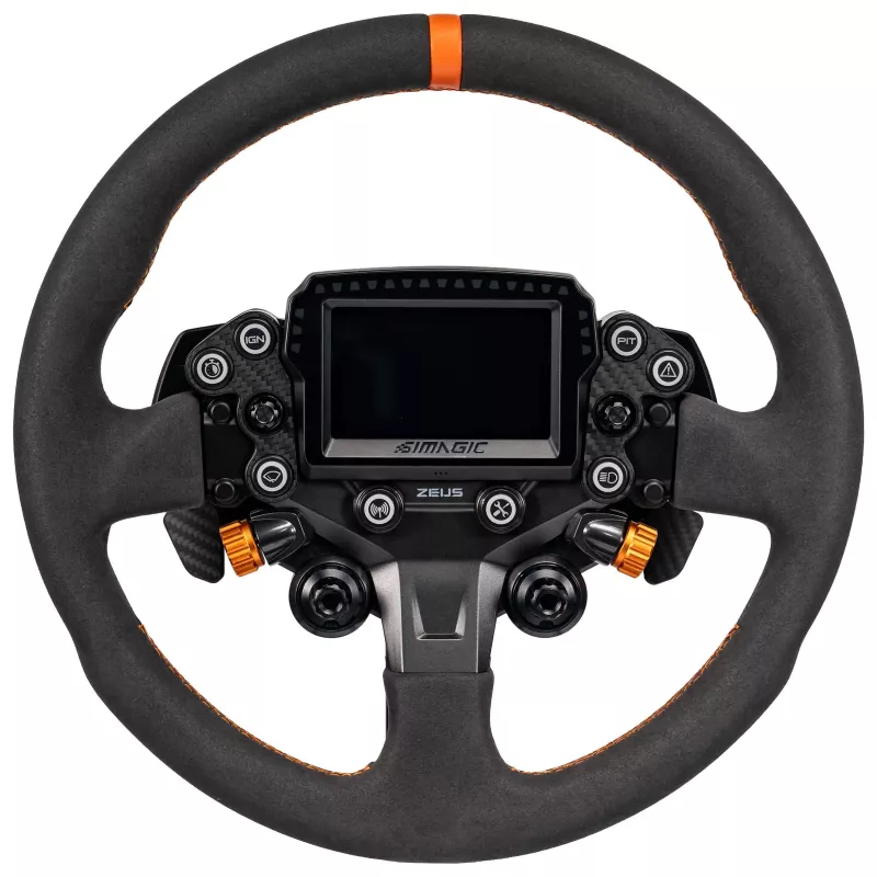 Simagic ZS-330RR Alcantara veniec volantu, 330mm, bez náboja