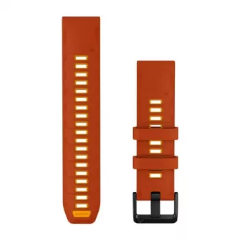 Garmin QuickFit 22 remienok na hodinky, silikón, Autumn Orange/Spark Orange