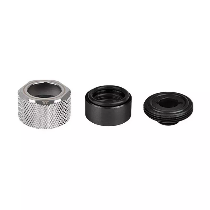 Thermaltake Pacific C-PRO G1/4 PETG trubica 16mm vonkajší priemer kompresné fitinky chróm