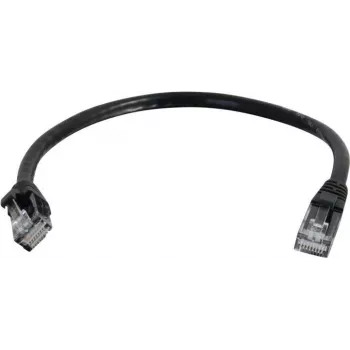 C2G 0,3m Cat6 Snagless UTP patch kábel, čierny 83404