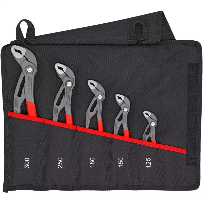 KNIPEX Cobra sada vodárenských klieští 5-dielna v skladacom puzdre 00 19 55 S5