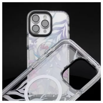 Evelatus Apple iPhone 15 Pro PC+TPU puzdro s MagSafe - individuálna kvetinová potlač