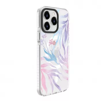 Evelatus Apple iPhone 15 Pro PC+TPU puzdro s MagSafe - individuálna kvetinová potlač