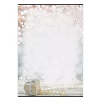 SIGEL Christmas Surprise A4 90gsm jemný papier pre atramentové, laserové a kopírovacie zariadenia, 25 listov (DP135)