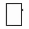 DURABLE DURAFRAME NOTE A4 magnetický informačný rámik, čierny 499301