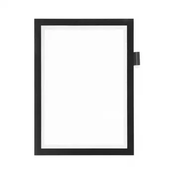 DURABLE DURAFRAME NOTE A4 magnetický informačný rámik, čierny 499301