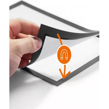DURABLE DURAFRAME A3 samolepiaci informačný rámik, tmavomodrý, balenie 2 ks