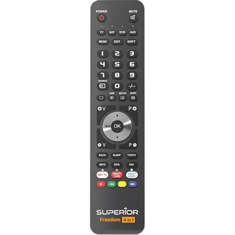 Superior Electronics Freedom univerzálny programovateľný diaľkový ovládač čierny SUPTUB003