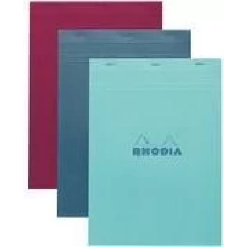 Rhodia No. 18 A4 kockovaný zápisník, rôzne farby, balenie 5 ks 18100C