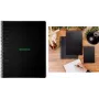 RHODIA Greenbook College blok A4+ kockovaný čierny recyklovaný 80 listov 119932C