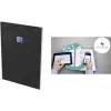Oxford Smart poznámkový blok, DIN A4, kockovaný, 80 listov, čierny 400191246