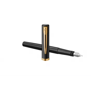 Waterman Allure Impression plniace pero, čierne so zlatými kovaniami, stredný hrot 2225500