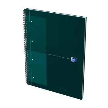 Oxford International Collegeblock zápisník, DIN A4+, kockovaný, Hardcover, špirálová väzba, 80 listov 400191242