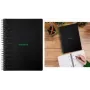 Rhodia Greenbook blok na poznámky A4+ štvorčekovaný čierny 119922C