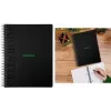 Rhodia Greenbook blok na poznámky A4+ štvorčekovaný čierny 119922C