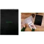 RHODIA GreenPad špirálový zápisník A4+ linajkovaný čierny 90g/m² 80 listov 119927C