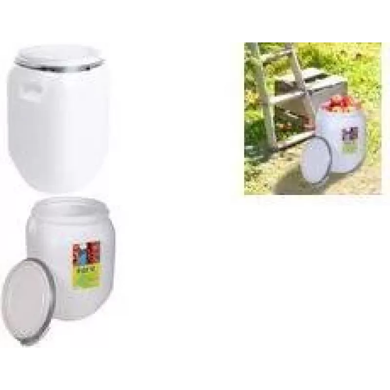 EDA sud na skladovanie 25 l, plast, biela, s vekom, multifunkčný, 1 kus 010558 NA