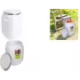 EDA 50L biely plastový skladovací sud s vekom 010559 NA