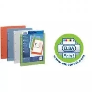 ELBA POLYVISION prezentačný šanón A4, 20 mm chrbát, modrý, 4-krúžková mechanika 959034-03