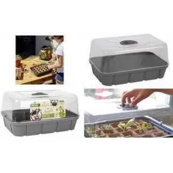 EDA mini skleník veľkosť L antracit 15,7L 560x250x240mm 013933 G.ANT CX