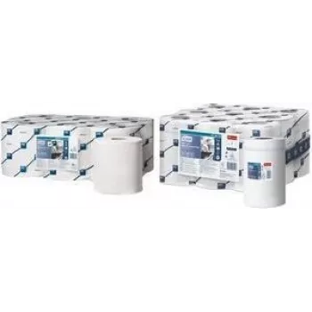 Tork Reflex univerzálna čistiaca papierová rolka, 2-vrstvová, biela, 150,8 m, perforovaná, 450 listov (473472)