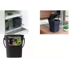 EDA KOMPOST 6L antracit kompostér s vekom a rukoväťou, recyklovaný plast 013119 R G.ANT