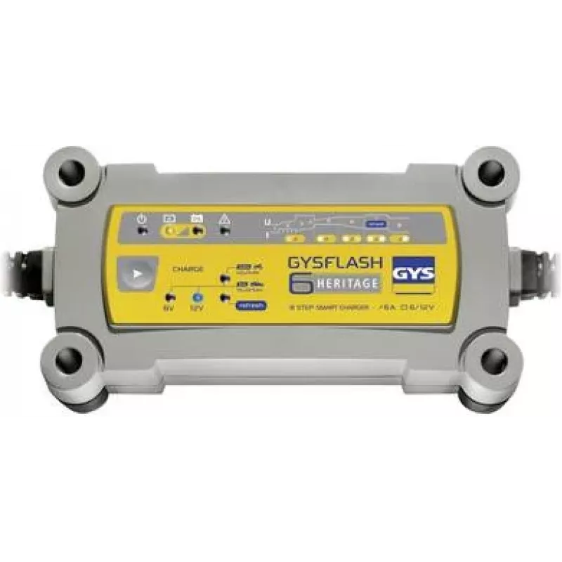 GYS Flash Heritage 6A 6V/12V automatická nabíjačka batérií 029538