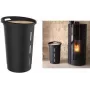 EDA box na pelety, 38 litrov, čierny plast s dreveným vekom, kapacita 20 kg – 1 kus (010478 NO)