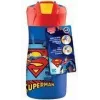 Maped PICNIK Superman fľaša na pitie z nehrdzavejúcej ocele 0,43 l modrá/červená so slamkou 871233