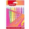 Maped Neon fixky, balenie 10 ks, 2,8 mm guľatý hrot, kartónové puzdro 845419
