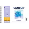 Canson Montval akvarelový blok, 135 x 210 mm, 300 g/m², 12 listov, jemná zrnitosť, špirálová väzba, mikroperforovaný C200807156