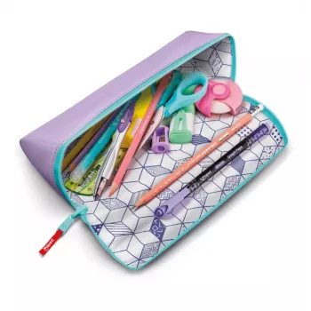 Maped XXL Classic Pastel Sweet Purple trojhranné peračník s extra širokým otváraním a obojstranným dizajnom 931910