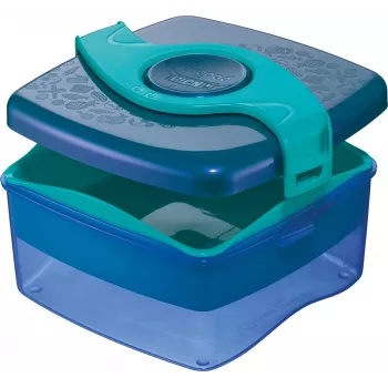 Maped PICNIK ORIGINS obedový box 1,4L aqua s 2 priehradkami, vyberateľnou nádobou a oddeľovačom 870108