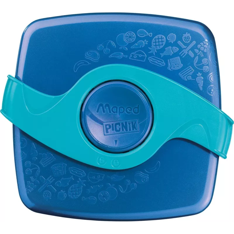 Maped PICNIK ORIGINS obedový box 1,4L aqua s 2 priehradkami, vyberateľnou nádobou a oddeľovačom 870108
