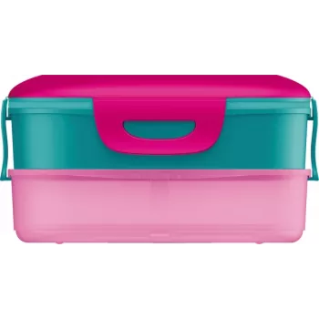 Maped PICNIK Kids Concept Barbie 3-in-1 obedový box, 1,4 L, 2 priehradky + snack box, ružová/viacfarebná 871097