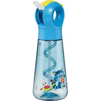 Maped PICNIK Raccoon fľaša na pitie 0,5 L modrá so slamkou 873101