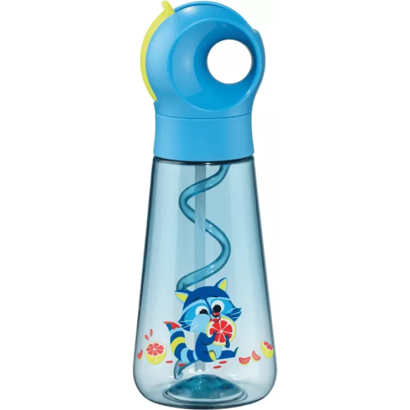 Maped PICNIK Raccoon fľaša na pitie 0,5 L modrá so slamkou 873101