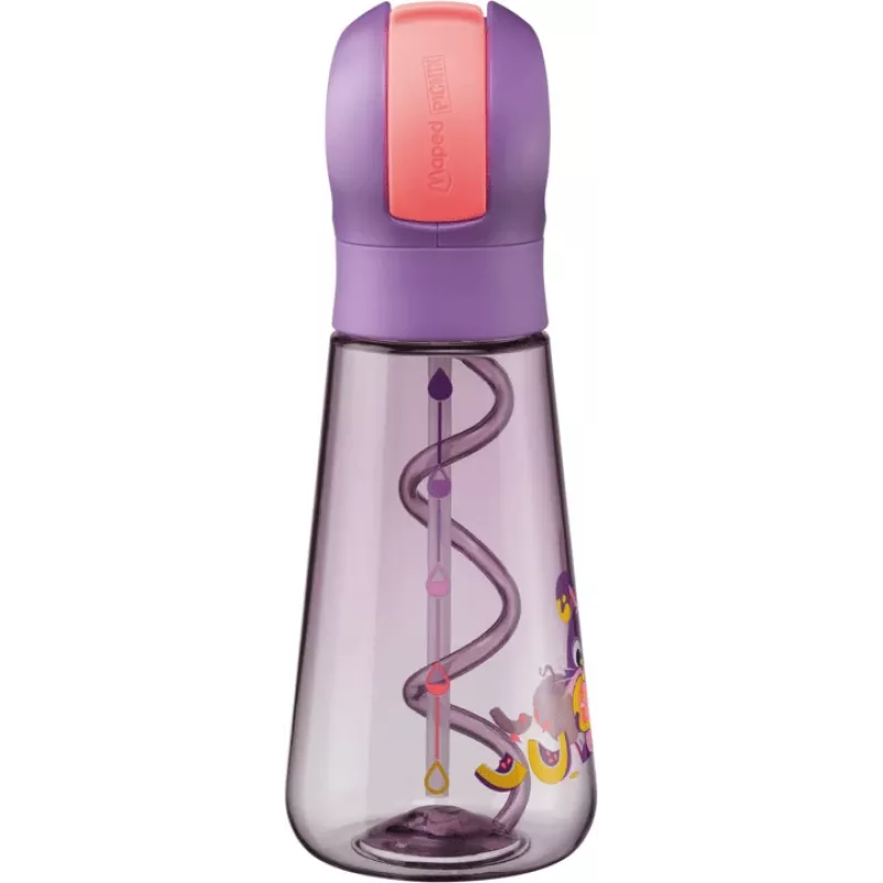 Maped PICNIK Rabbit fľaša na pitie 0,5L fialová so slamkou 873102