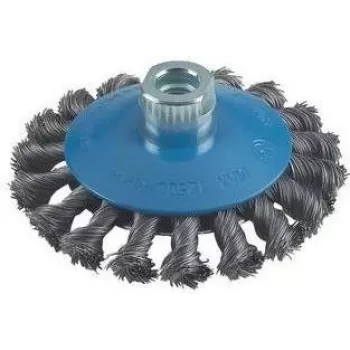 Bosch kužeľová kefa, uzlený drôt, 100 mm, 0,5 mm, 12500 ot/min, M14 2608622011