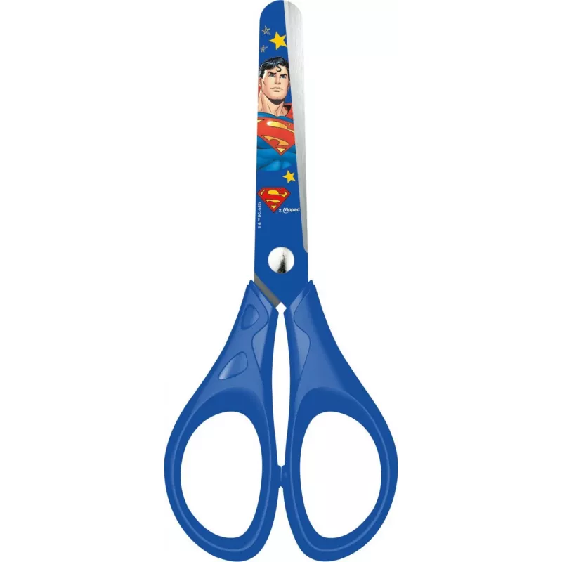 Maped Superman výtvarné nožnice, guľatý hrot, 130 mm, modré 464233