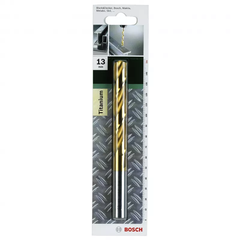 Bosch HSS špirálový vrták 6 mm TiN povlak DIN 338 valcová stopka 2609255100
