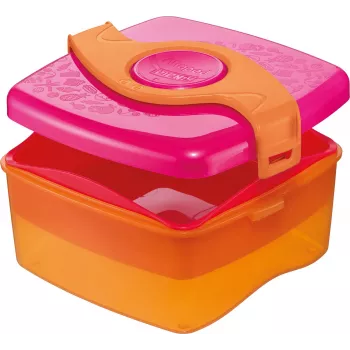 Maped PICNIK ORIGINS obedový box 1,4L ružový/oranžový s 2 priehradkami a vyberateľnou nádobou 870107